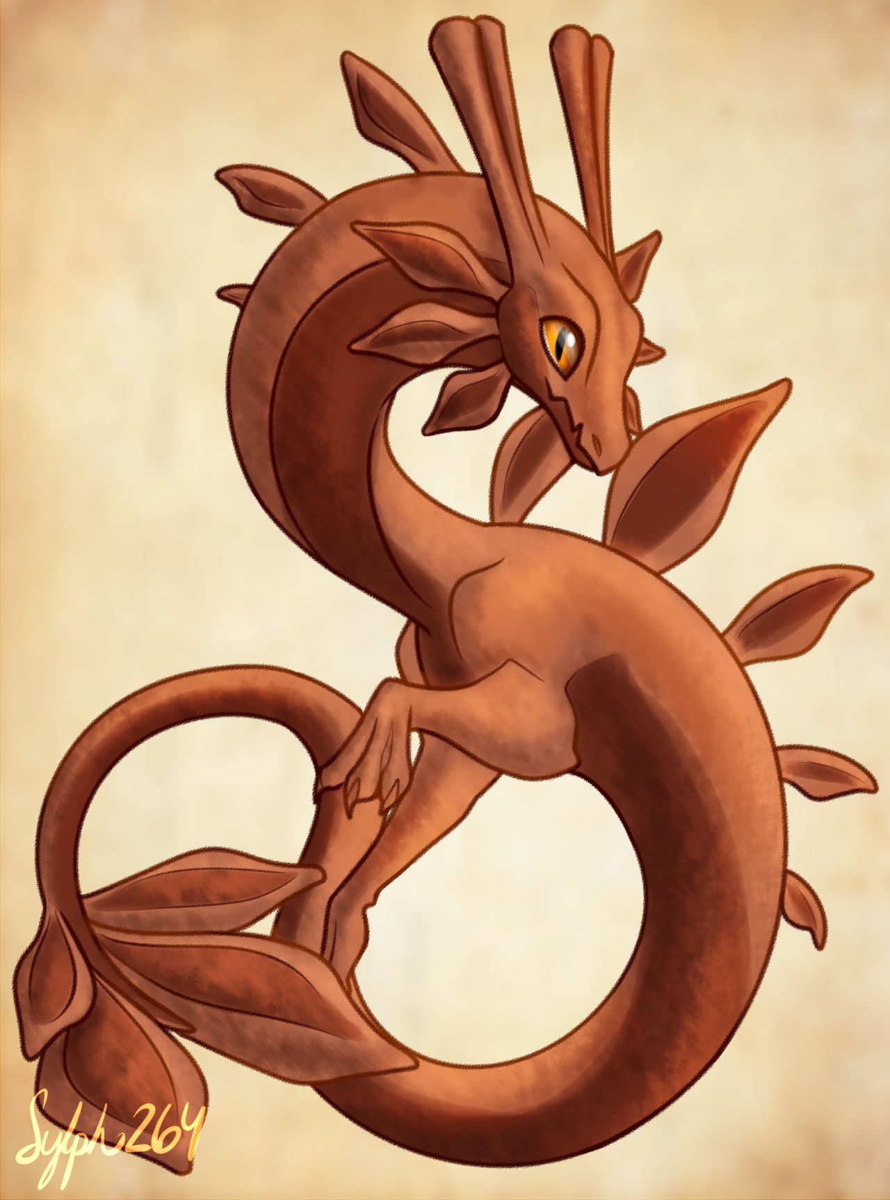 Cinnamon Dragon by Sylph264 on DeviantArt
