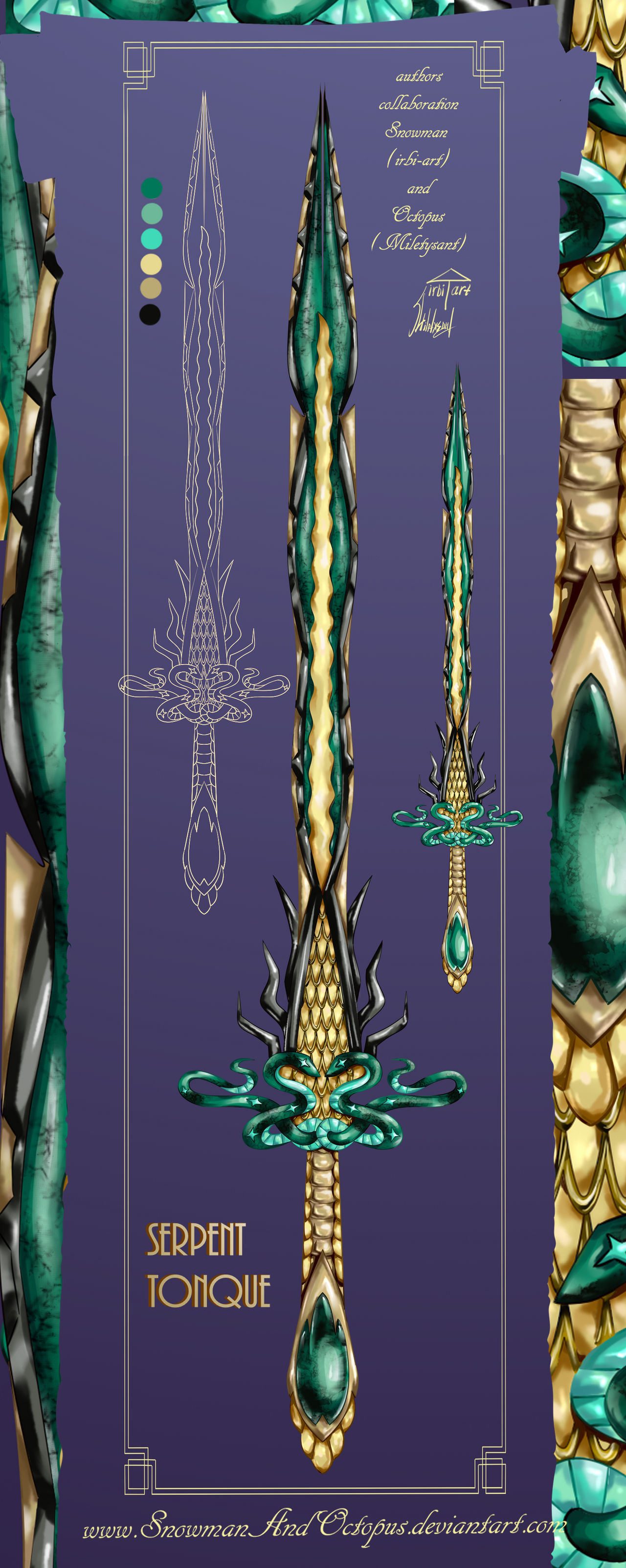Spring Sword Closed Spring Sword adopt by SnowmanAndOctopus on DeviantArt