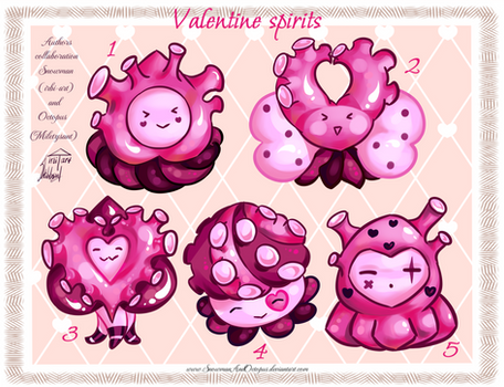 5/5 OPEN Valentine Spirits sketch adopt