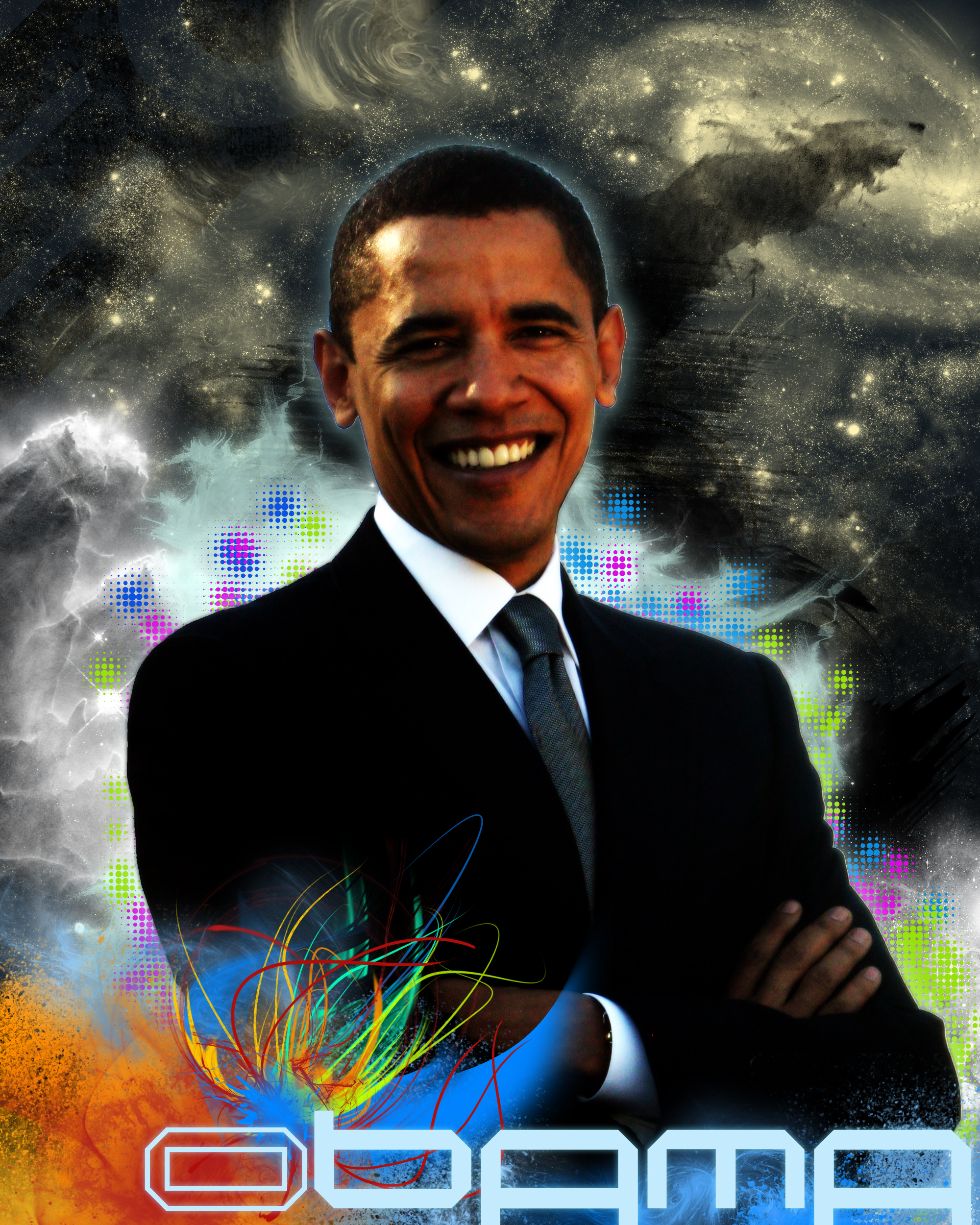 Obama, Champion of the Univers by AV571N