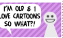 Stamp - Oldie loves cartoons