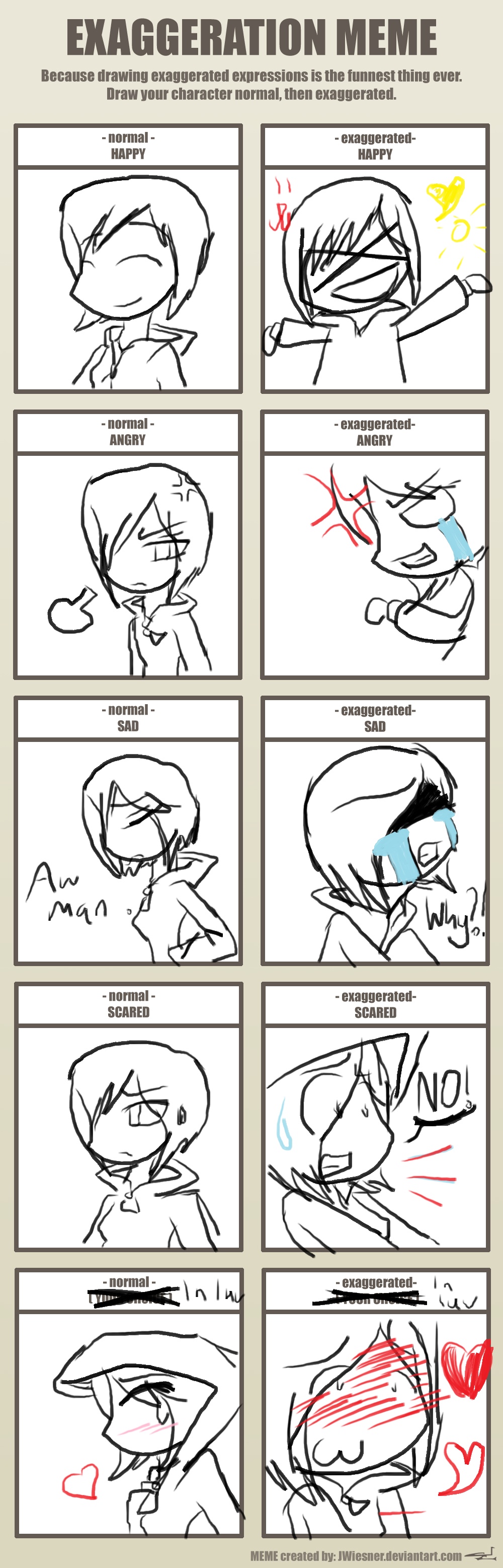 Exaggeration Meme by HazelQurdrel on DeviantArt