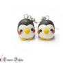 Kawaii penguin earrings