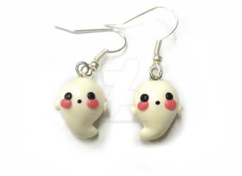 Kawaii ghost earrings - Halloween earrings