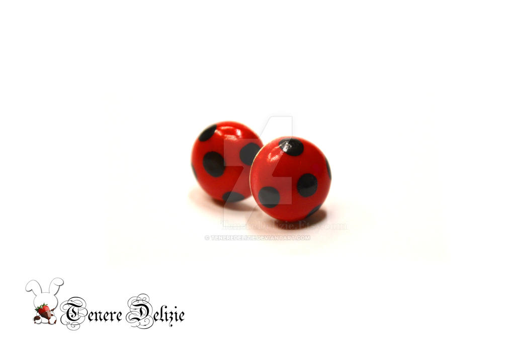 Miraculous Ladybug Earrings (STUDS)