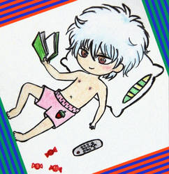 Gintama: Lazy Gintoki Chibi