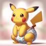 AI ABDL Pikachu Squatting #3