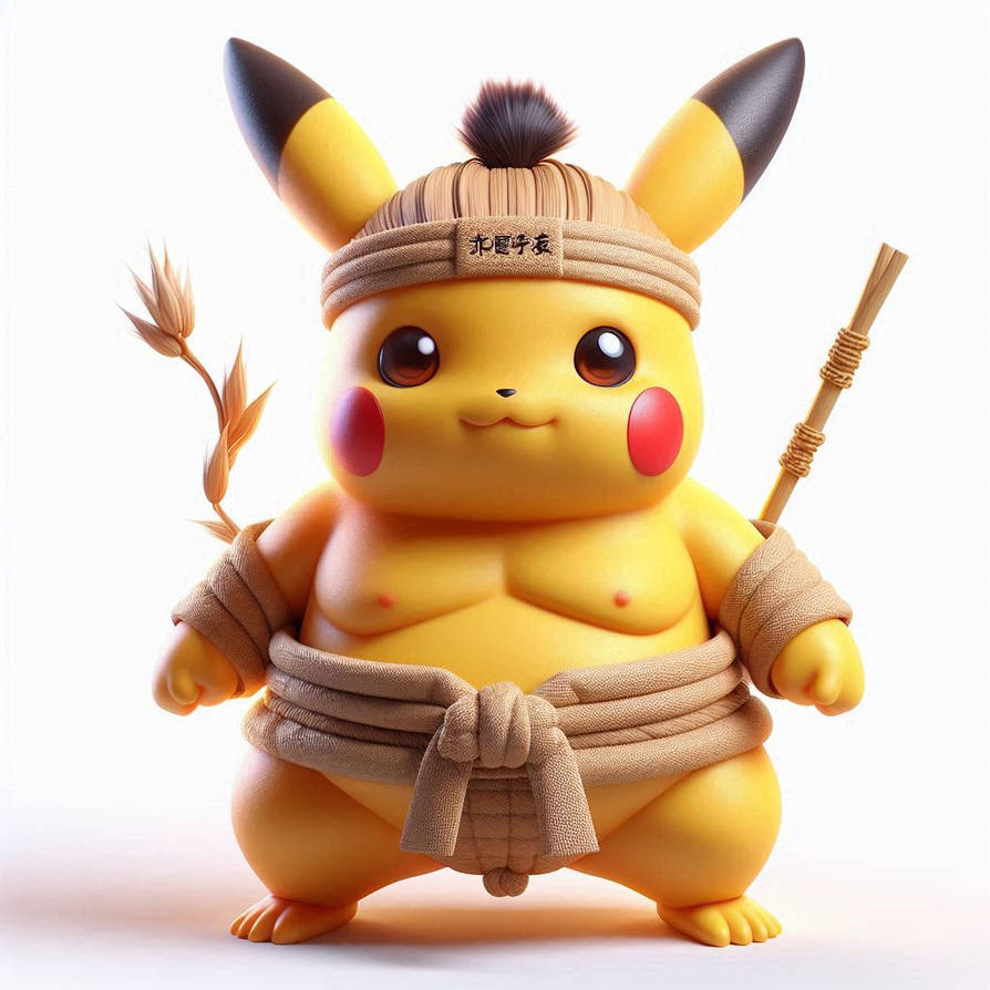 Pokemon Sumo Deviantart AI Sumo Pikachu #1 by BracknellBen18799 on DeviantArt