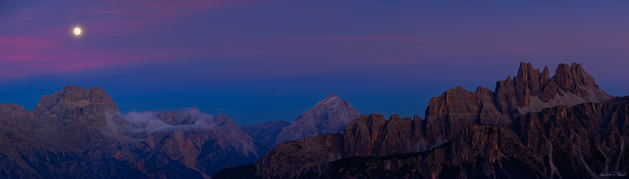 Cinque Torri - Night Panorama