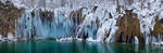 Plitvice - Upper Fall Panorama by AndreasResch