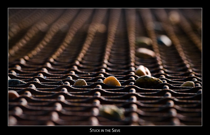 Stuck in the Sieve