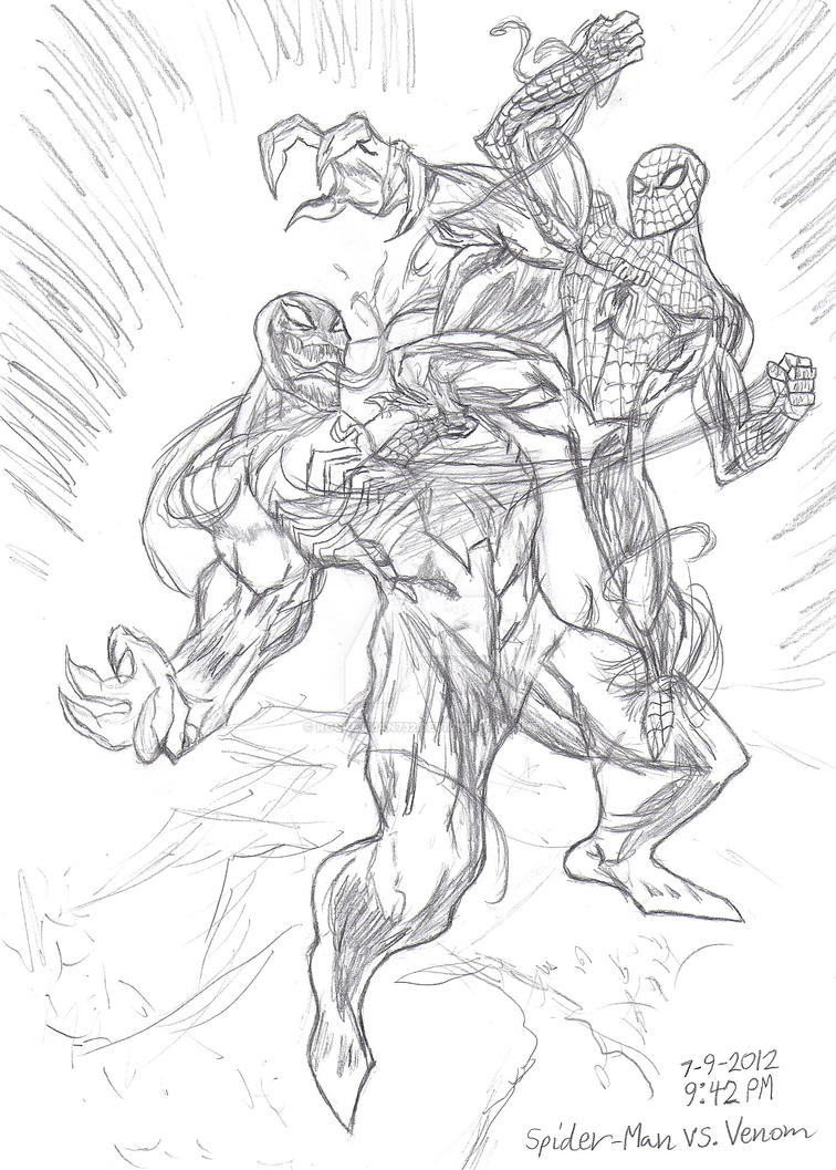 Spider-Man VS. Venom by rocketman732 on DeviantArt. 