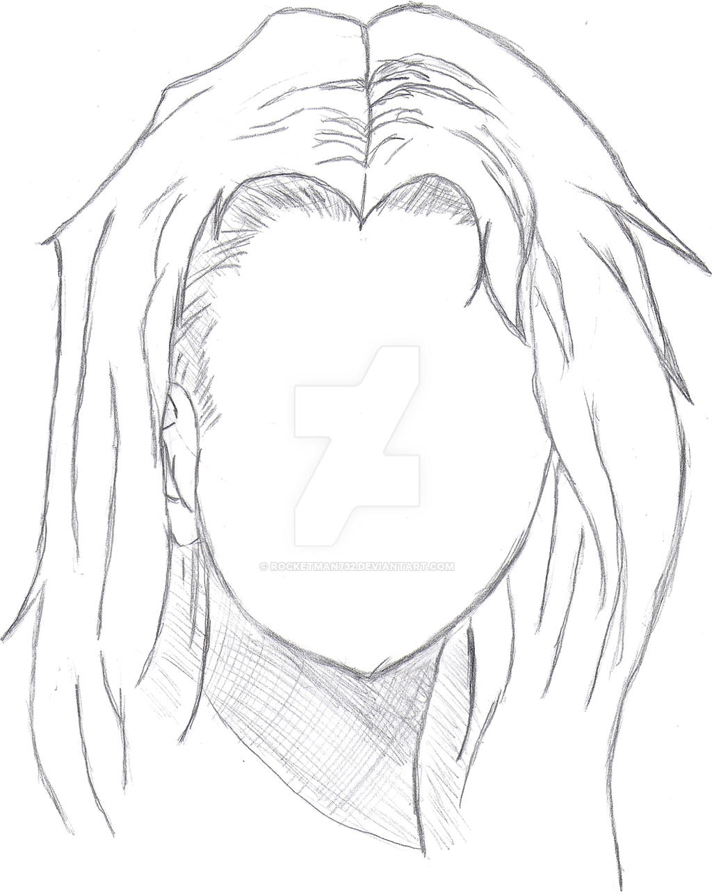 How To Draw Long Hair by rocketman732 on DeviantArt