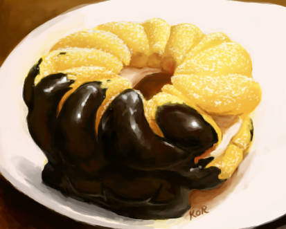 Chocolate Glazed Cruller