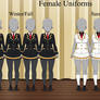 {A~A} Female Uniforms