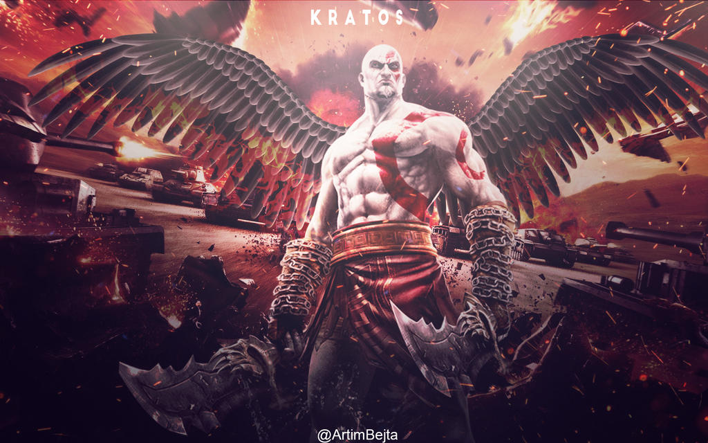 Kratos wallpaper by ArtimB11 on DeviantArt