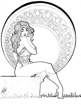 Art Nouveau Poison Ivy