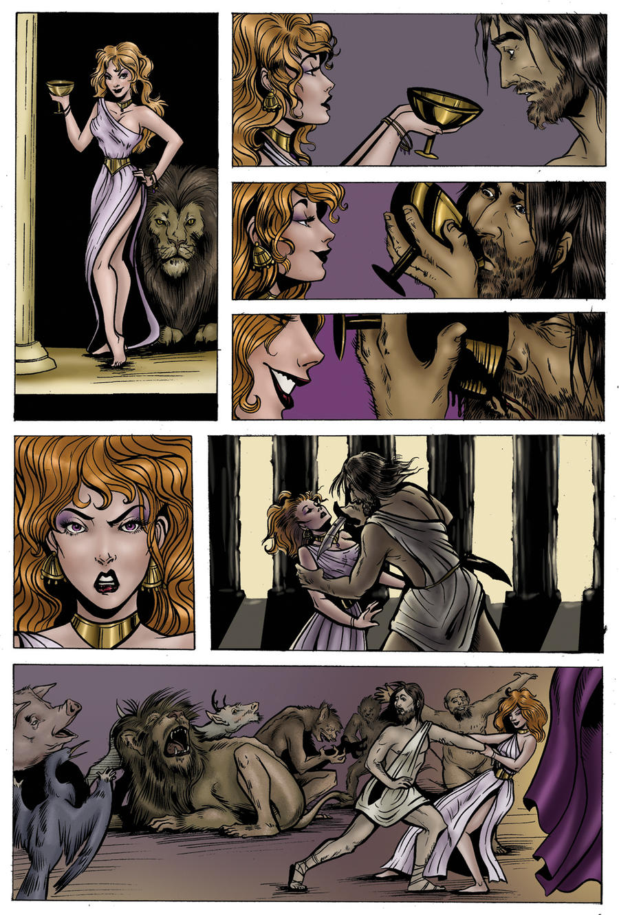 Circe Odysseus Comic pg 2