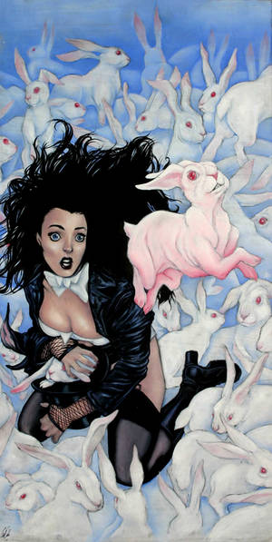 Zatanna Cover Oil Painting