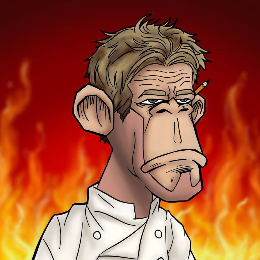 Gordon Ramsay by boredapecelebs on DeviantArt