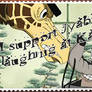 Jyabura laughing stamp