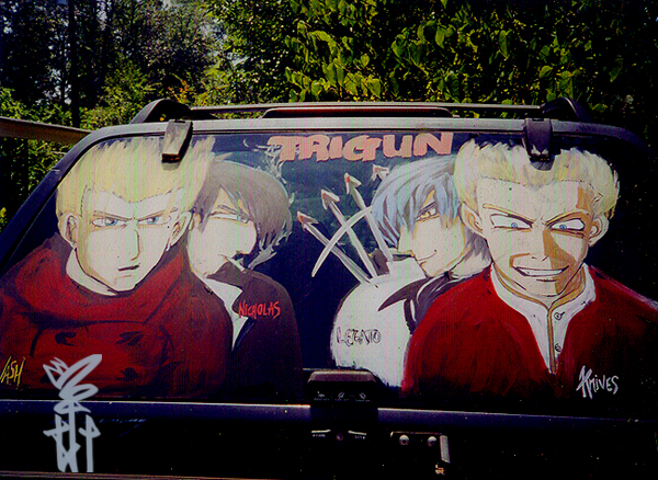 Trigun on Car