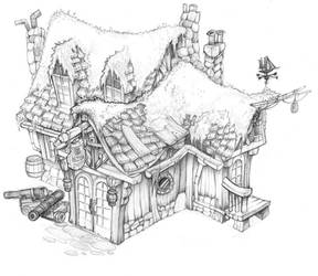 Pirate Tavern Illustration