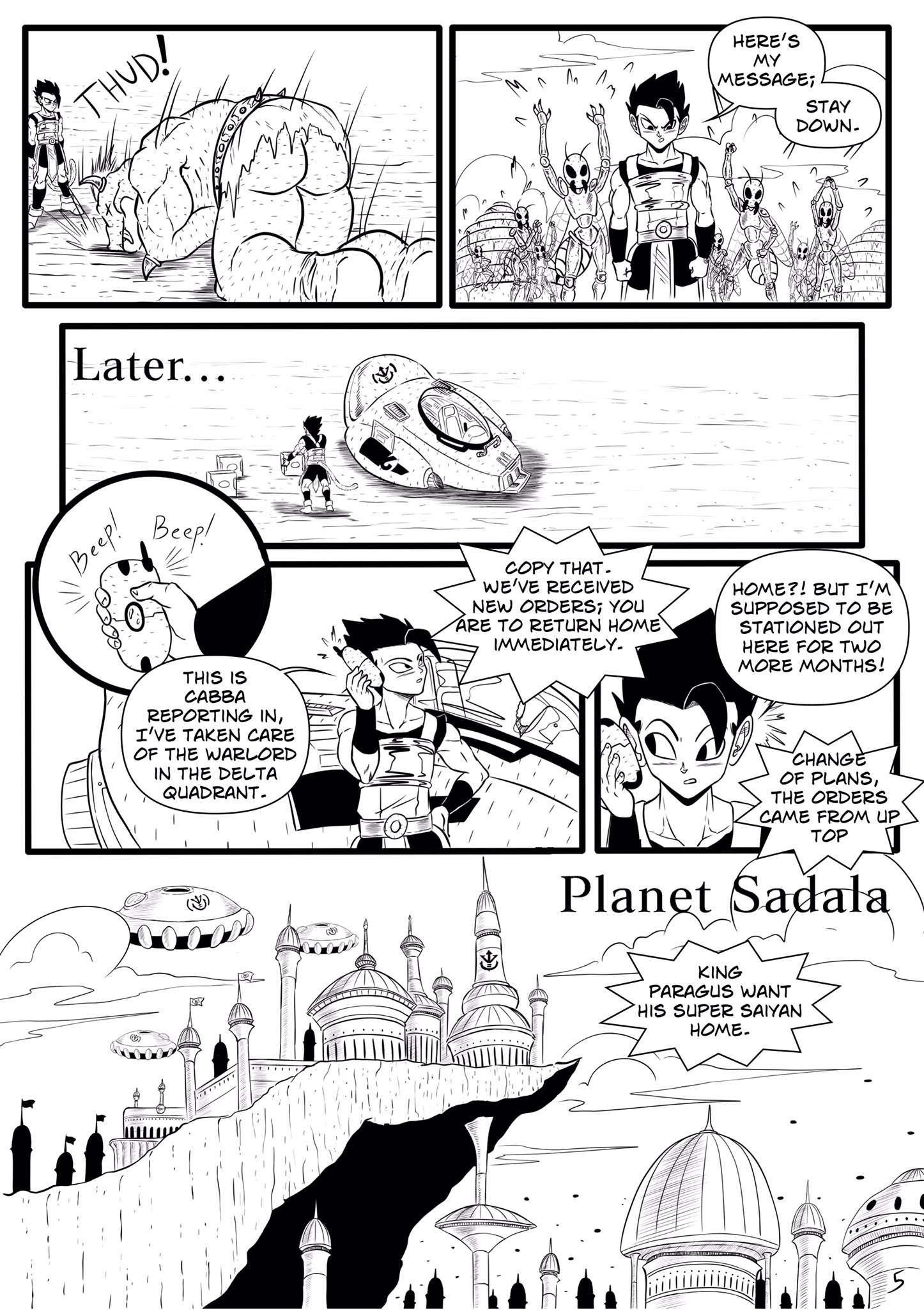 Dragonball 6 fan manga page 5 by JHARTSdeviantart on DeviantArt