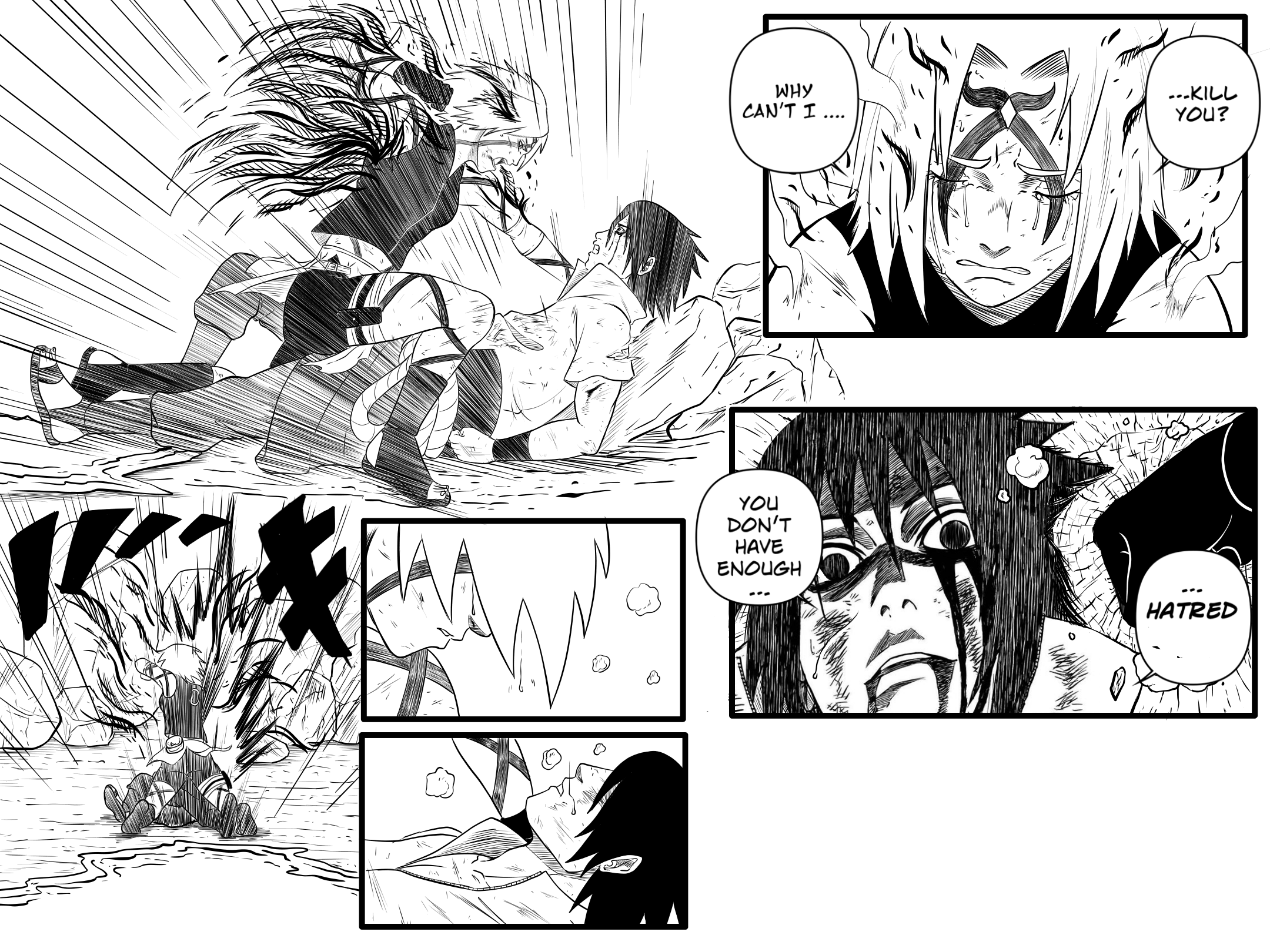 Sasuke vs Sakura by ioana24 on DeviantArt