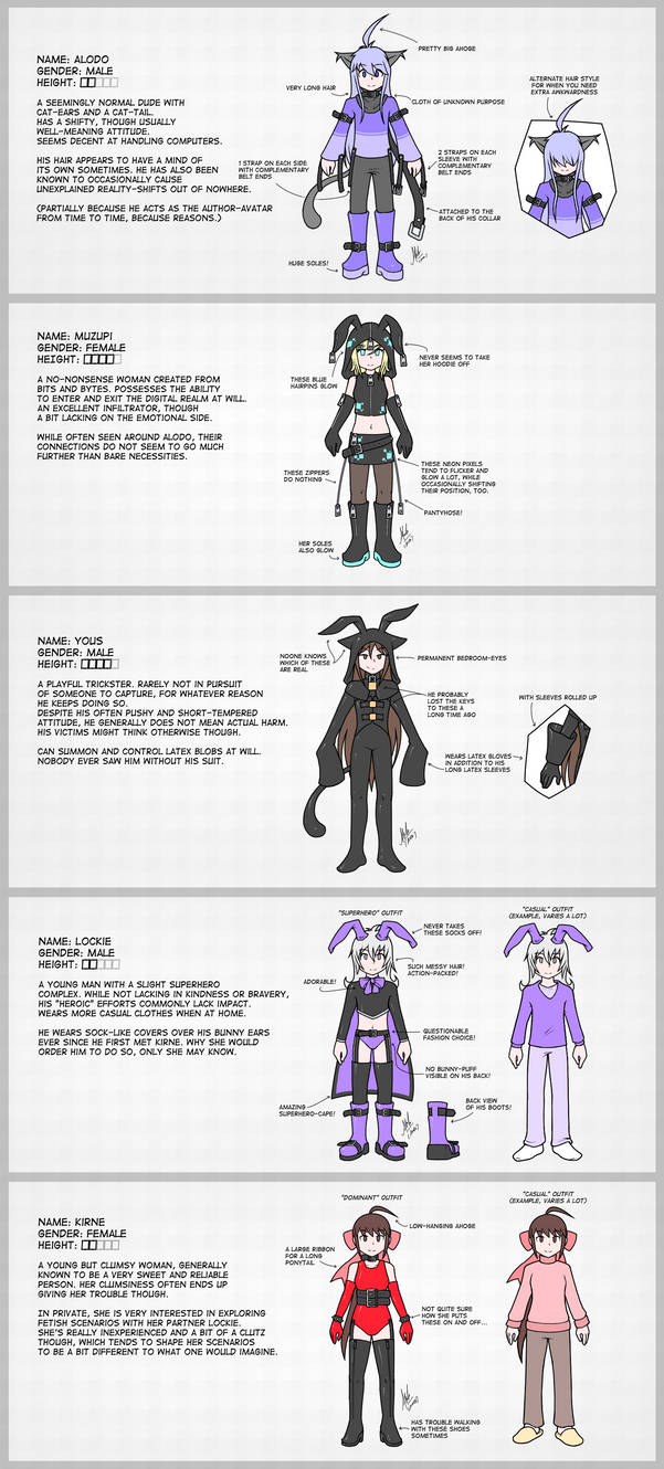 OC Reference Sheet 2018 by NekoAlodo on DeviantArt
