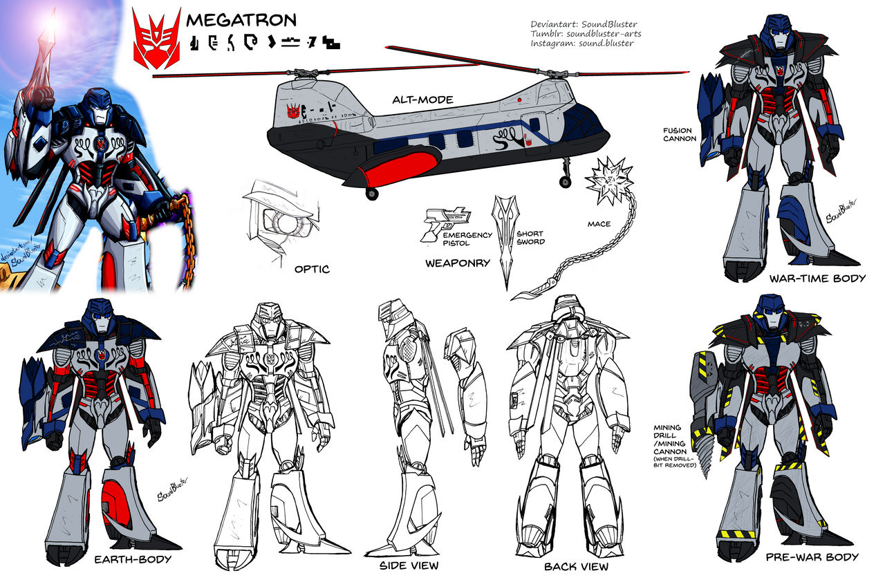 Tfp Megatron Modelling Reference Reference Sheet SG: Megatron (New/Updated Version) by SoundBluster on ...