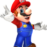 Super Mario Odyssey Render - Pointing