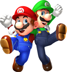 Super Mario Odyssey Render - Mario n' Luigi