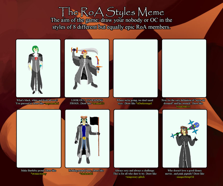 RoA Style Meme Sketches: 4of8 by PumpkinApprentice431 on DeviantArt