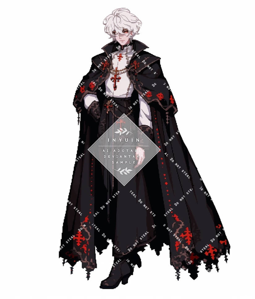 RPG Sprite: Vampire by iNyuin on DeviantArt
