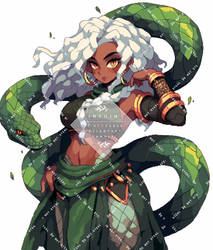 RPG Sprite: Snake Charmer