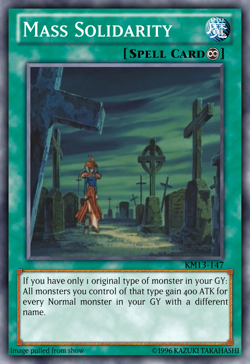 solidarity yugioh card Amazon.com: Yu-Gi-Oh! - (ANPR-EN054) - Ancient Prophecy - Unlimited Edition is a strategic trading card game in two players Duel each other using a variety of Monster Solidarity - Rare (Unlimited Edition)
