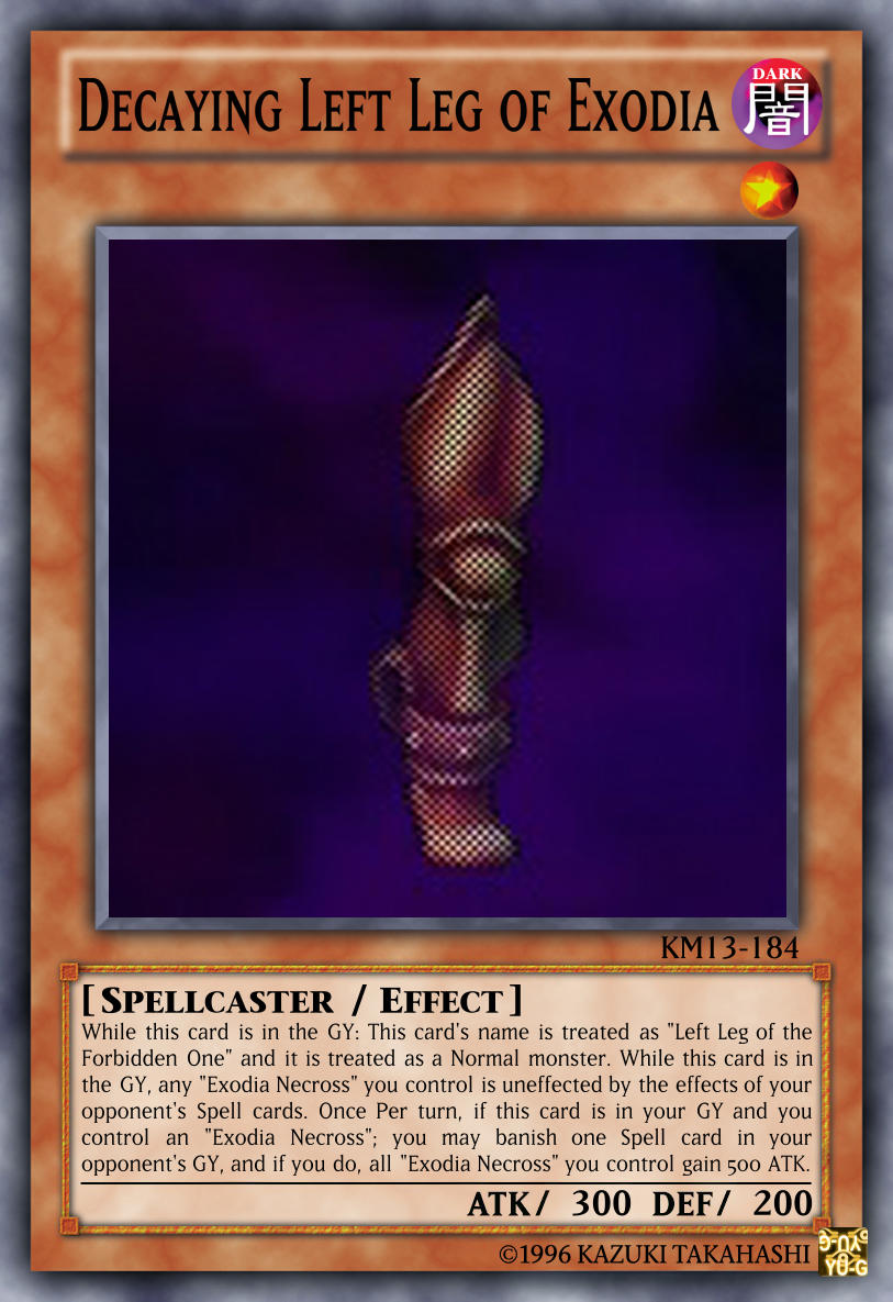 yugioh cards exodia INFO-AE081 The Legendary Incarnate (UR) TCG Corner Right Arm of the Forbidden One Custom Card: Exodia, Master of