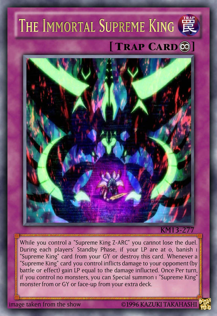 yugioh master duel supreme king zarc deck cardcluster