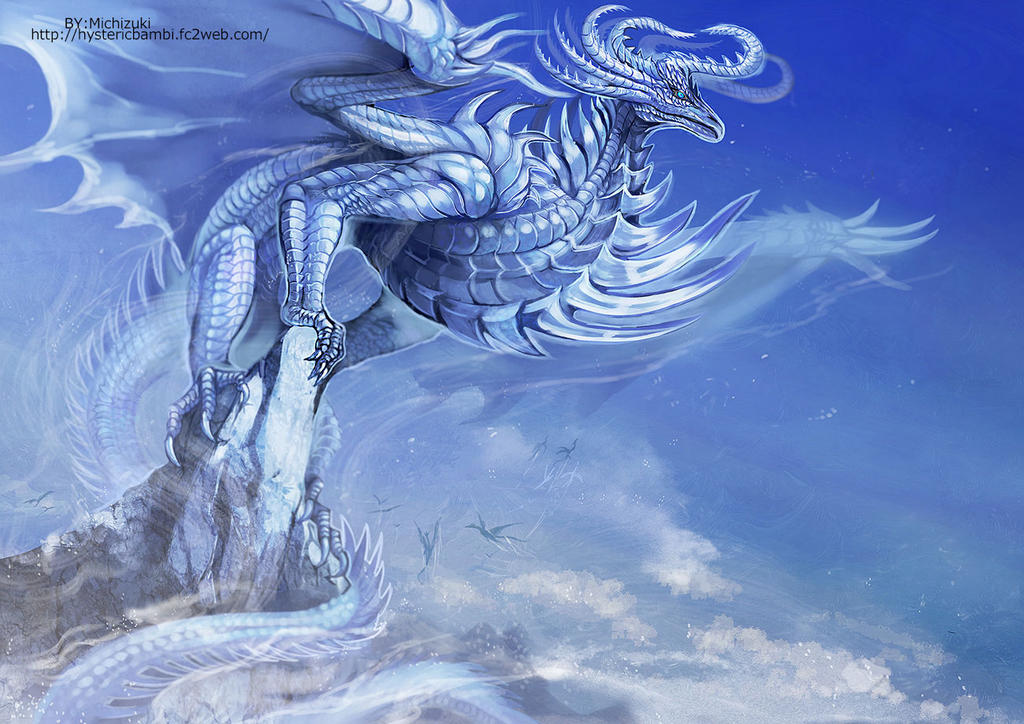 Silver Dragon by Michizuki on DeviantArt