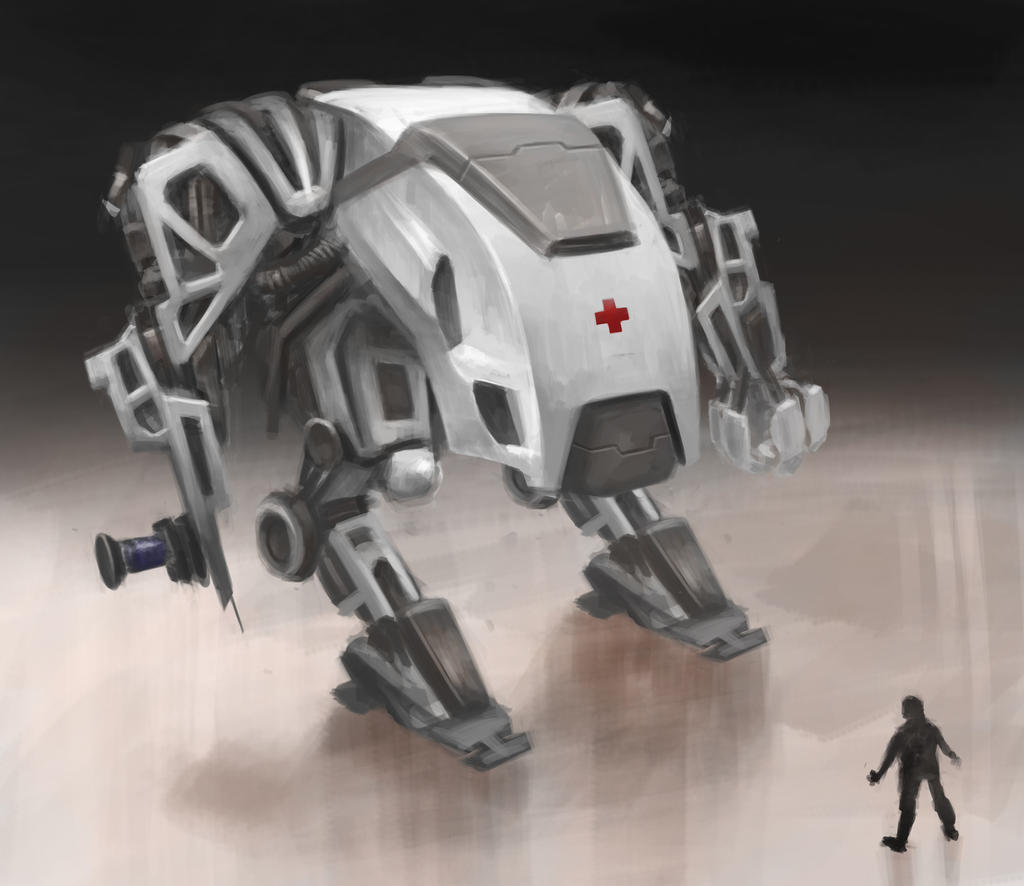 Medical Mech by JuicyBrain on DeviantArt