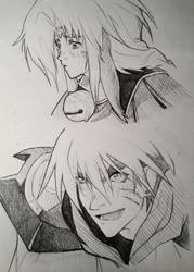 Outlaw Star sketches