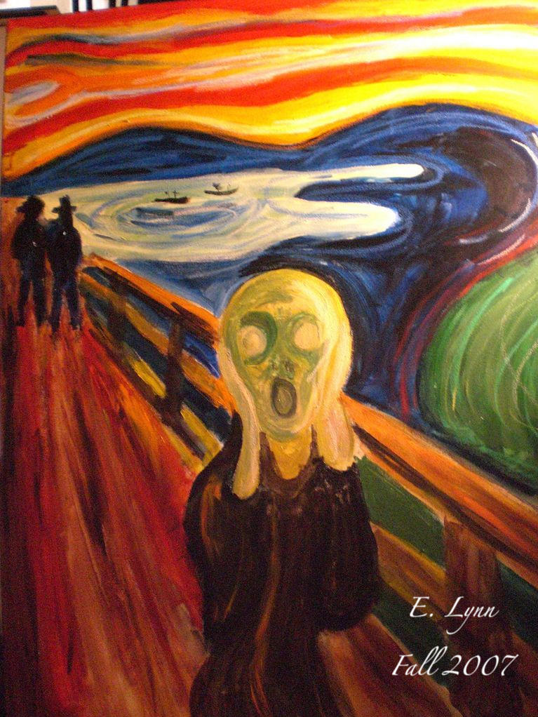 The Scream Rendition The Scream Reproduction by Createdbelow on DeviantArt