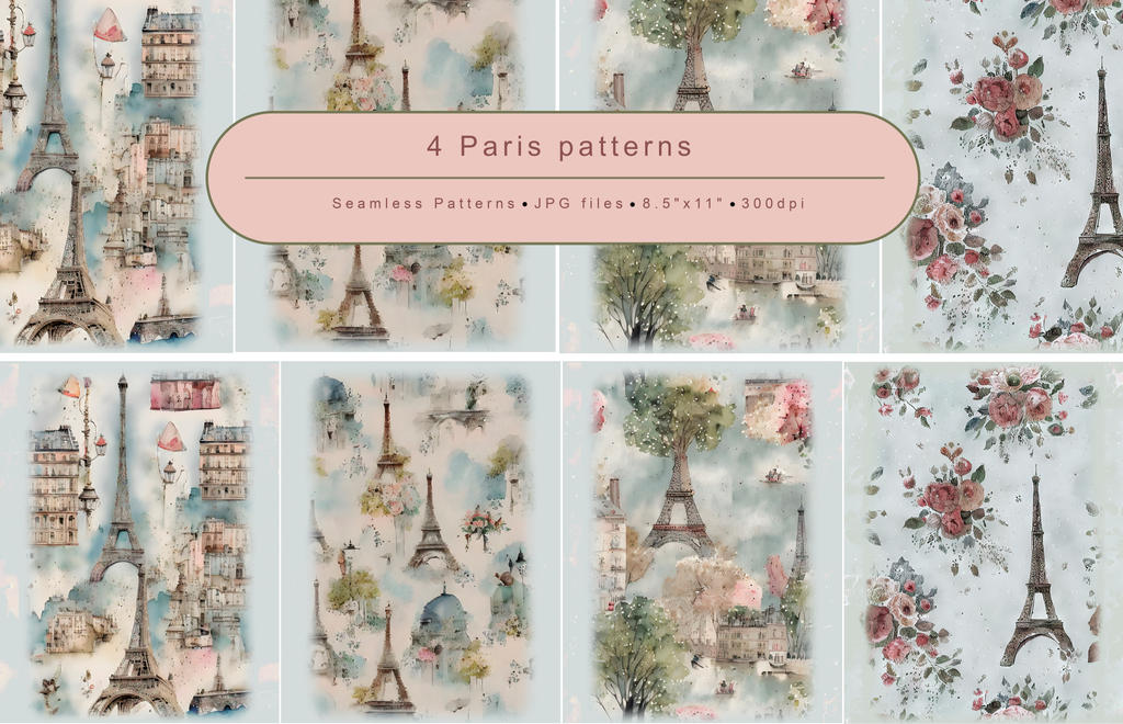 Paris patterns by ShylaMarsare on DeviantArt