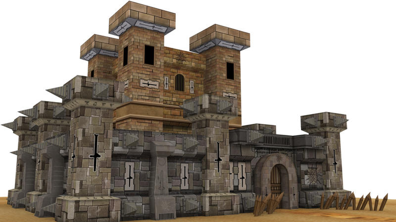 Fort Art Pattern Fort Hand Painted by Psycasterz on DeviantArt