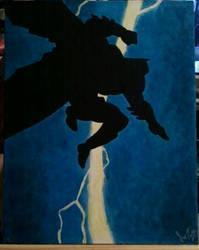 The Dark Knight Returns painting