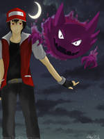 Trainer RED and Haunter