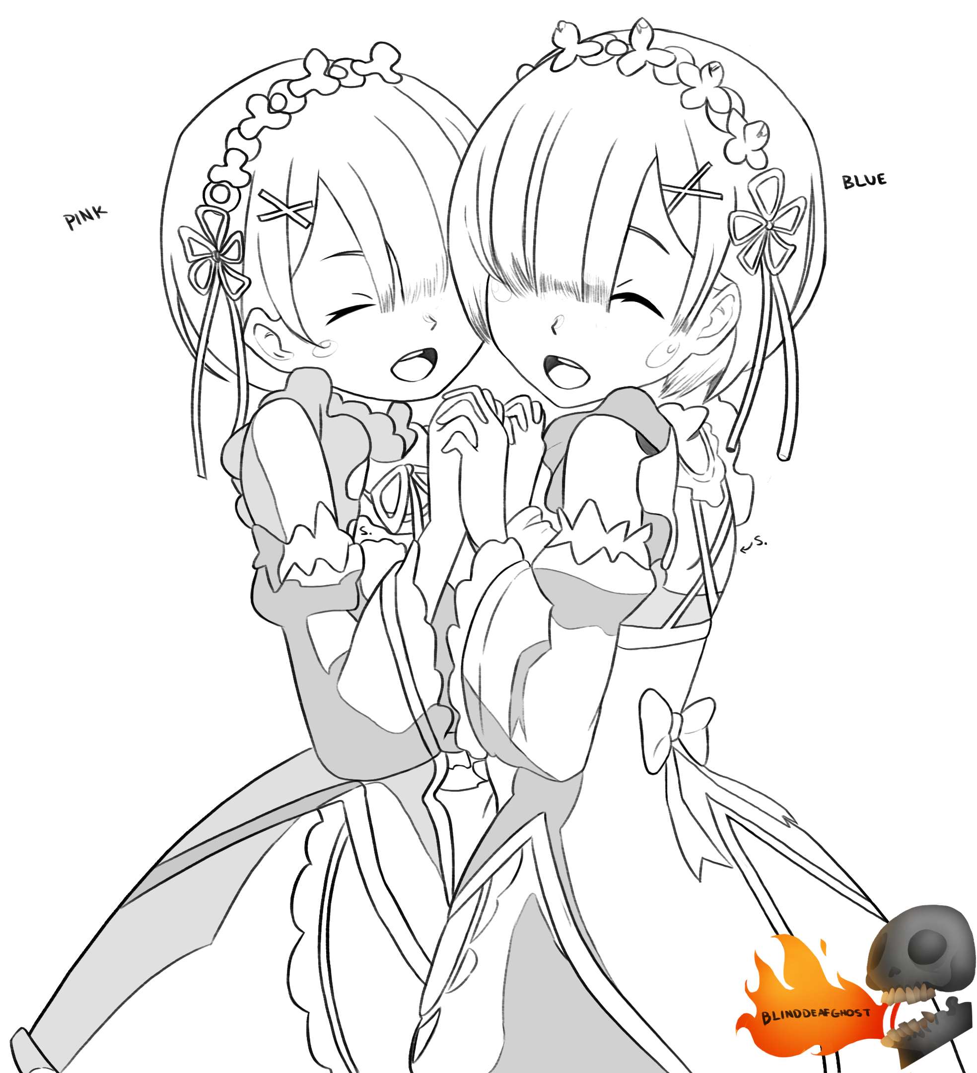 Colouring Rem Rem And Ram Coloring Pages at Toby Denison blog