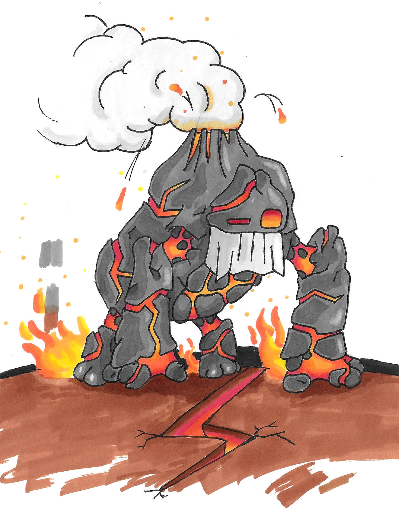 Magma Monster by SteampunkGuy113 on DeviantArt