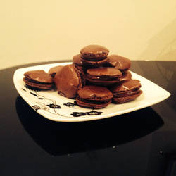 Chocolate macaroons